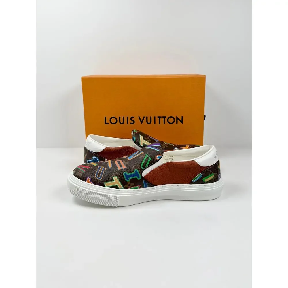 Size 7LV/8US - Louis Vuitton x NBA Ollie Slip On NEW - Picture 7 of 11
